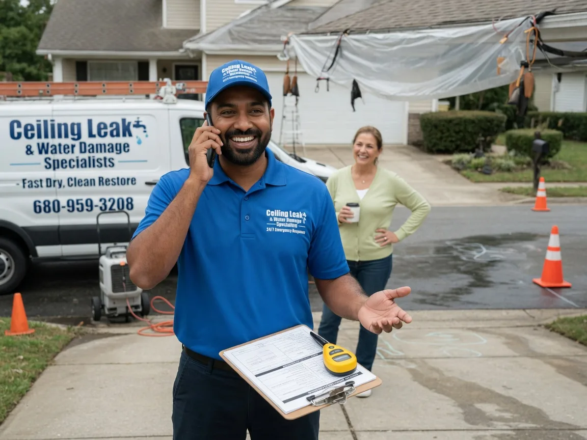 Ceiling Leak Cleanup North Bend, OH FAQs